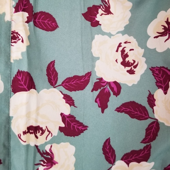 teal Kimono beach cover up - Picture 3 of 5